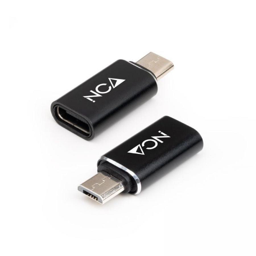 Adaptador Nanocable 10.02.0014/ MicroUSB Macho - USB Tipo-C Hembra