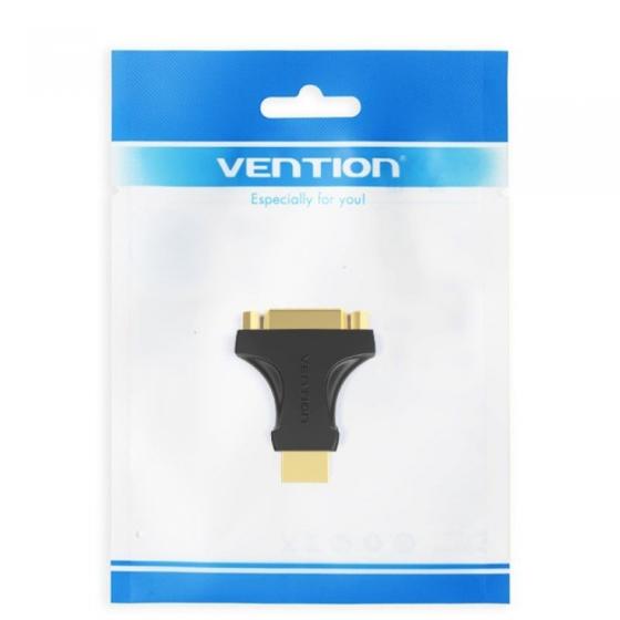 Adaptador HDMI Vention AIKB0/ HDMI Macho - DVI (24+5) Hembra