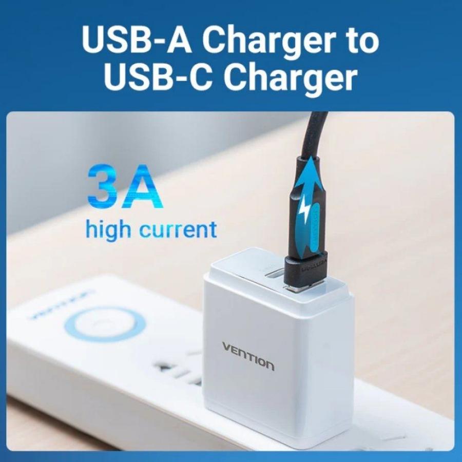 Adaptador USB 2.0 Vention CDWB0/ USB Tipo-C Macho - USB Hembra