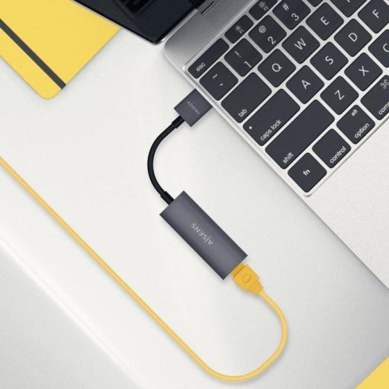 Adaptador USB 3.0 - RJ45 Aisens A106-0708/ 1000Mbps