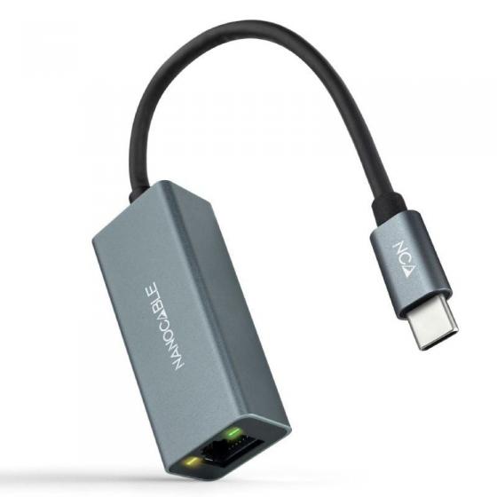 Adaptador Tipo-C - RJ45 Nanocable 10.03.0406 1000Mbps