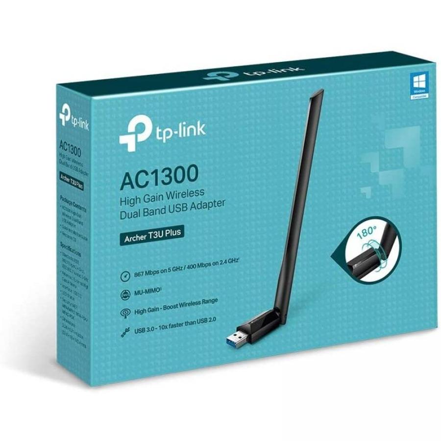 Adaptador USB - WiFi TP-Link Archer T3U Plus/ 867Mbps