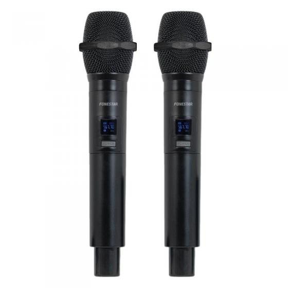 Micrófono Inalámbrico Doble Mano UHF Fonestar SONAIR-2M/ Incluye Receptor