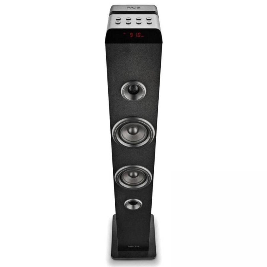 Torre de Sonido con Bluetooth NGS SKY CHARM PRO/ 80W/ 2.0/ Negra