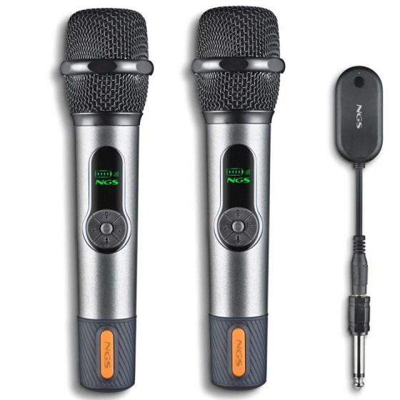 Pack de 2 Micrófonos Inalámbricos NGS Singer Star Duo
