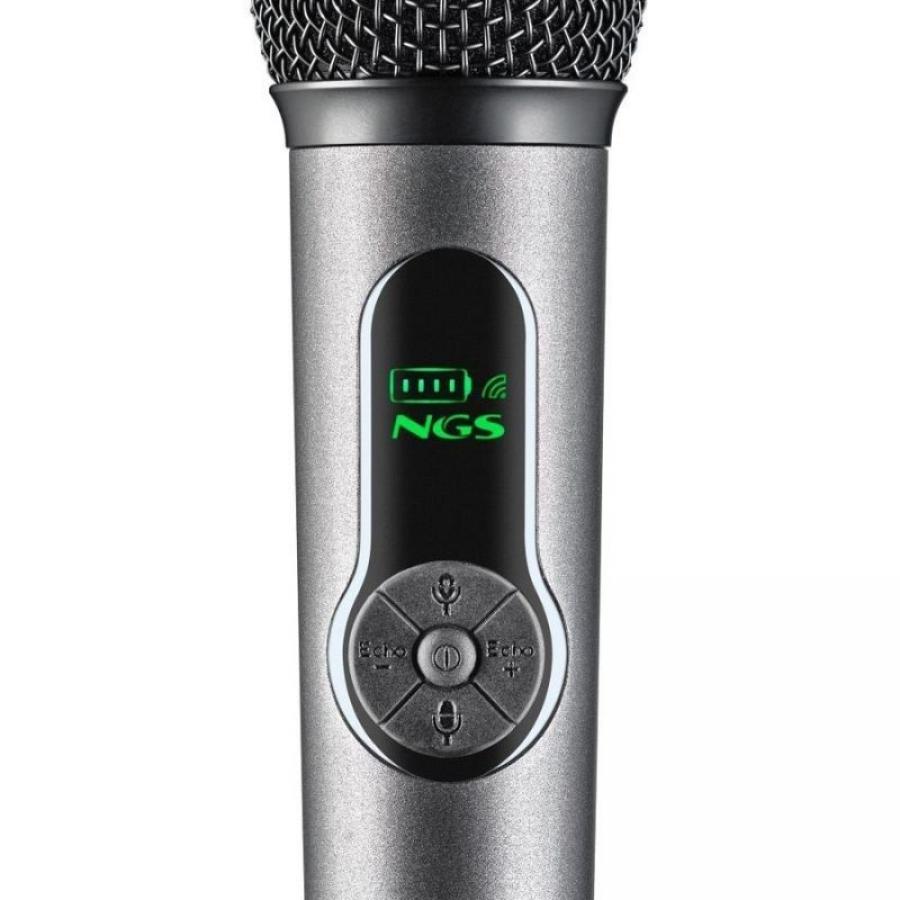 Pack de 2 Micrófonos Inalámbricos NGS Singer Star Duo