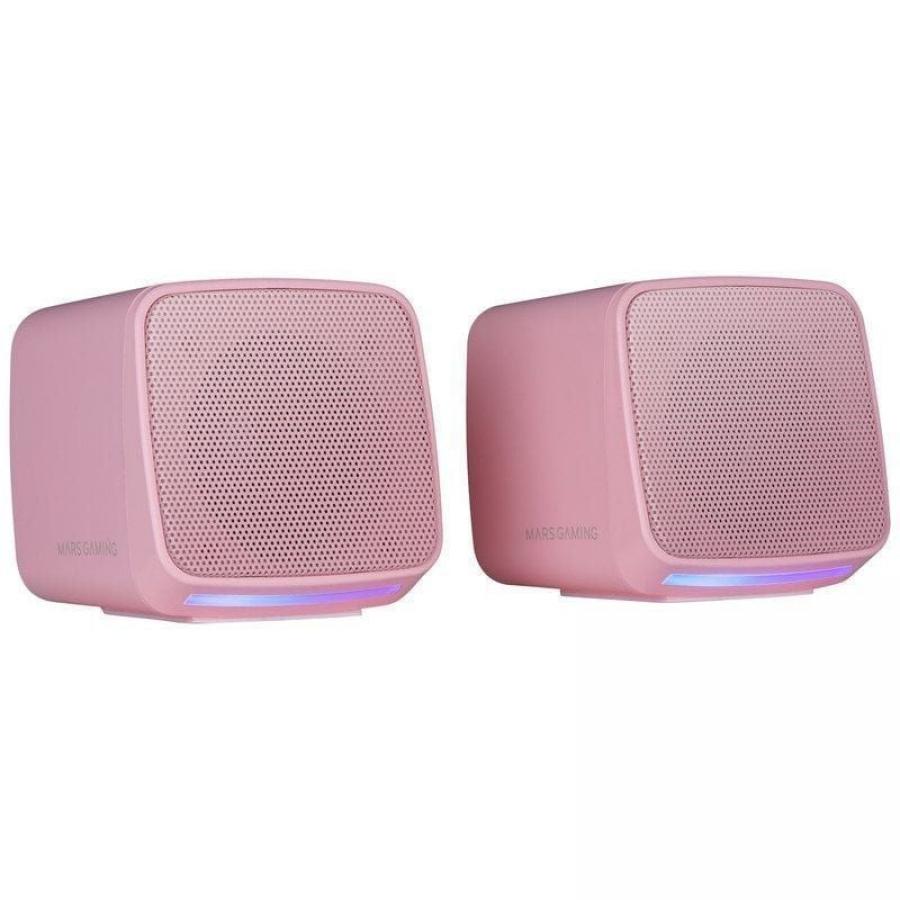 Altavoces Mars Gaming MS-PRO/ 10W/ 1.0/ Rosas