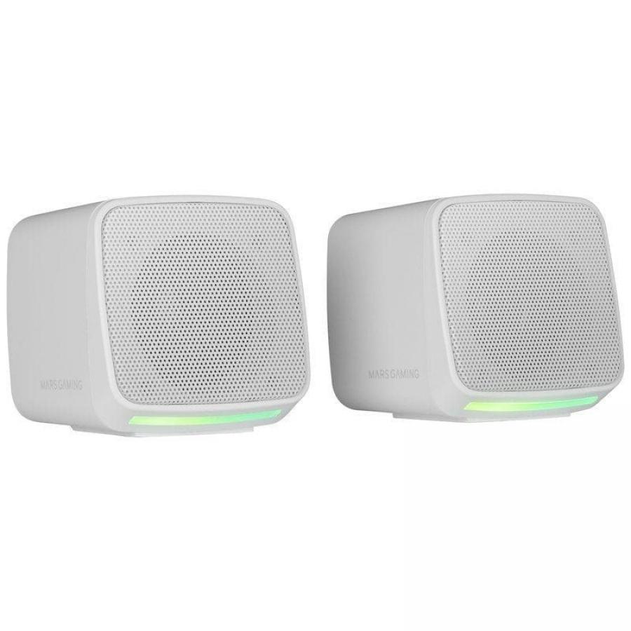 Altavoces Mars Gaming MS-PRO/ 10W/ 1.0/ Blancos