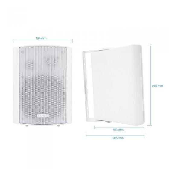 Altavoces Autoamplificados TooQ TQOWS-01W/ 60W/ 2.0/ Blancos