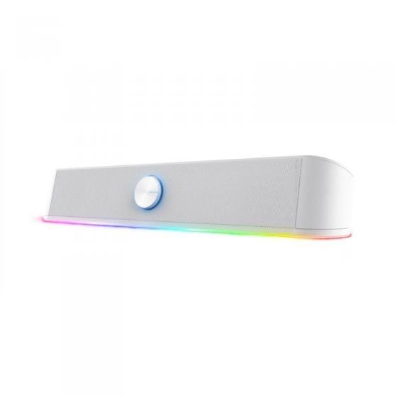 Barra de Sonido Trust Gaming GXT 619 Thorne/ 12W/ 2.0/ Blanca