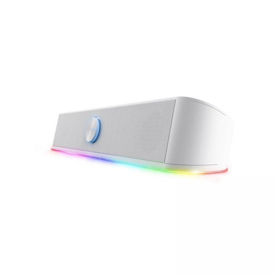 Barra de Sonido Trust Gaming GXT 619 Thorne/ 12W/ 2.0/ Blanca