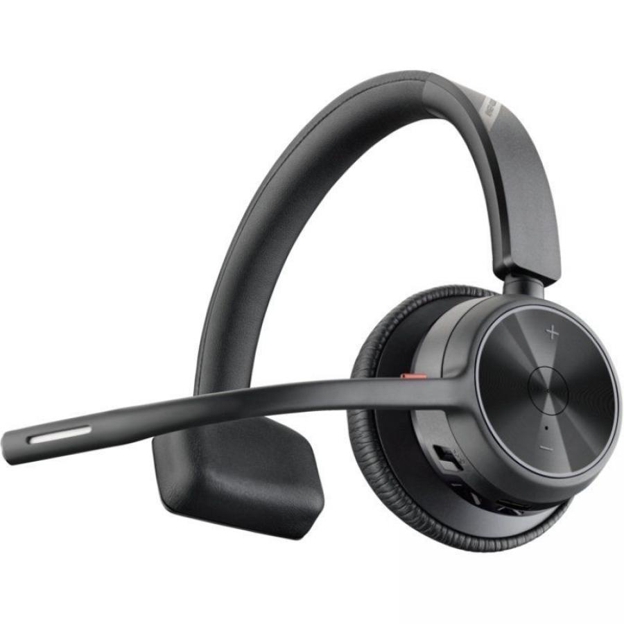 Auricular Inalámbrico Poly Voyager 4310 + Adaptador BT700 + Base de Carga/ con Micrófono/ Bluetooth/ Negro
