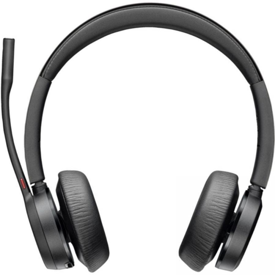 Auriculares Inalámbricos Poly Voyager 4320 UC + Adaptador BT700 + Base de Carga/ con Micrófono/ Bluetooth/ Negros