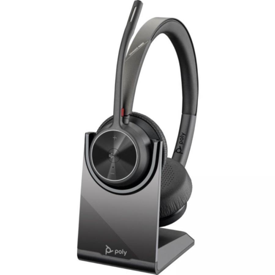Auriculares Inalámbricos Poly Voyager 4320-M para Microsoft Teams + Adaptador BT700 + Base de Carga/ con Micrófono/ Bluetooth/ N