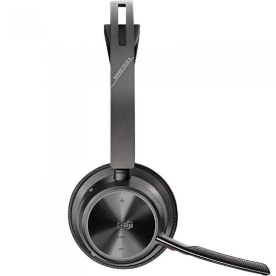 Auriculares Inalámbricos Poly Voyager Focus 2 Microsoft Teams + Adaptador USB-C-A + Soporte de Carga/ con Micrófono/ Bluetooth/ 