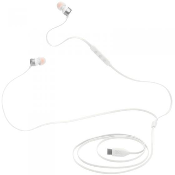 Auriculares Intrauditivos JBL Tune 310C/ con Micrófono/ Blancos