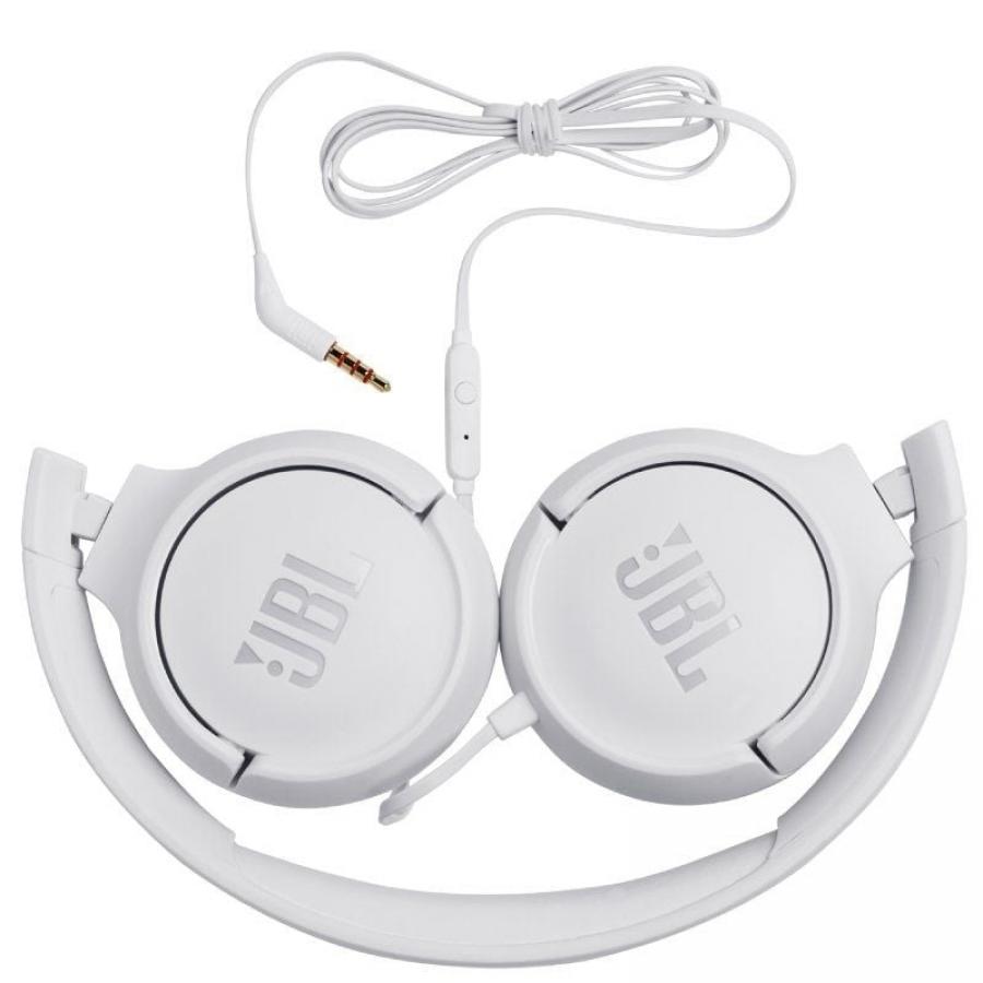 Auriculares JBL Tune 500/ con Micrófono/ Jack 3.5/ Blancos