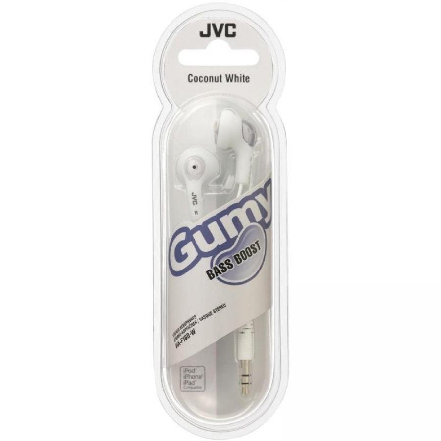 Auriculares Intrauditivos JVC HA-F160-W-E/ Jack 3.5/ Blancos