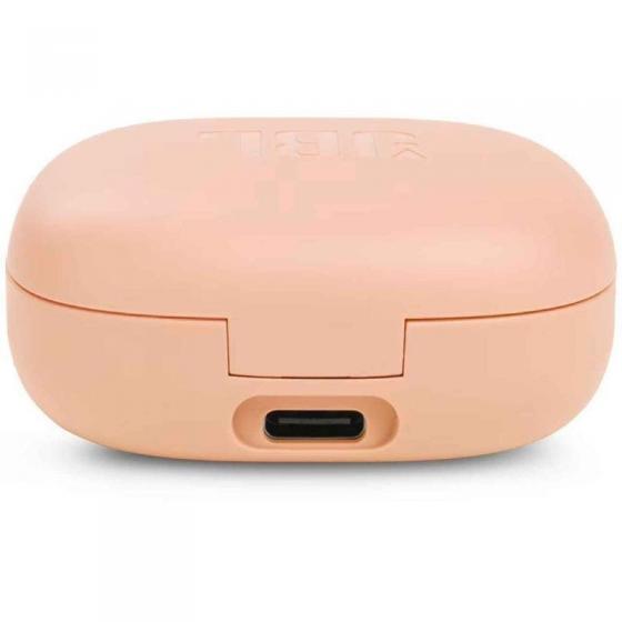 Auriculares Bluetooth JBL Vibe Flex con estuche de carga/ Autonomía 8h/ Beige