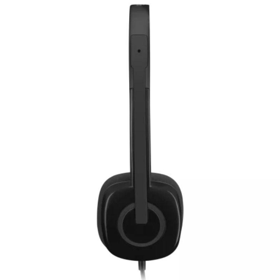 Auriculares Logitech H151/ con Micrófono/ Jack 3.5/ Negros