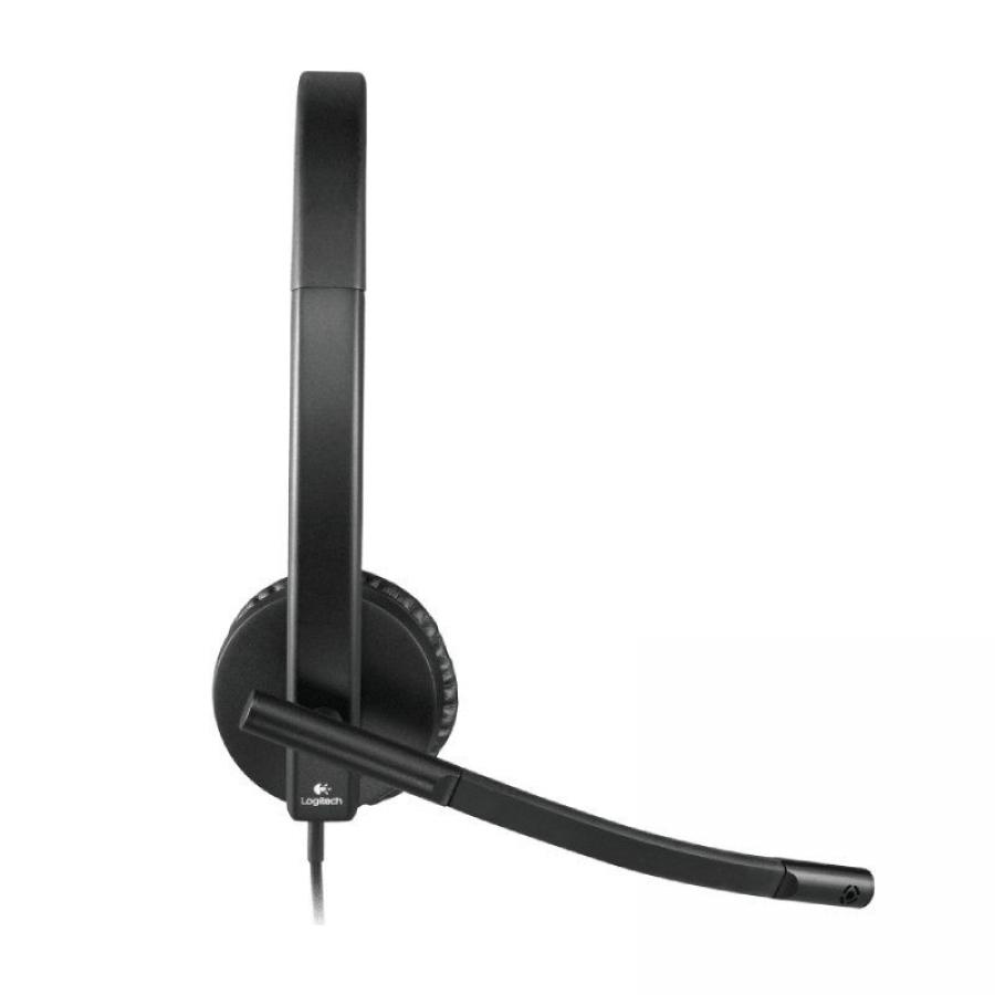 Auricular Logitech H570E/ con Micrófono/ USB/ Negro