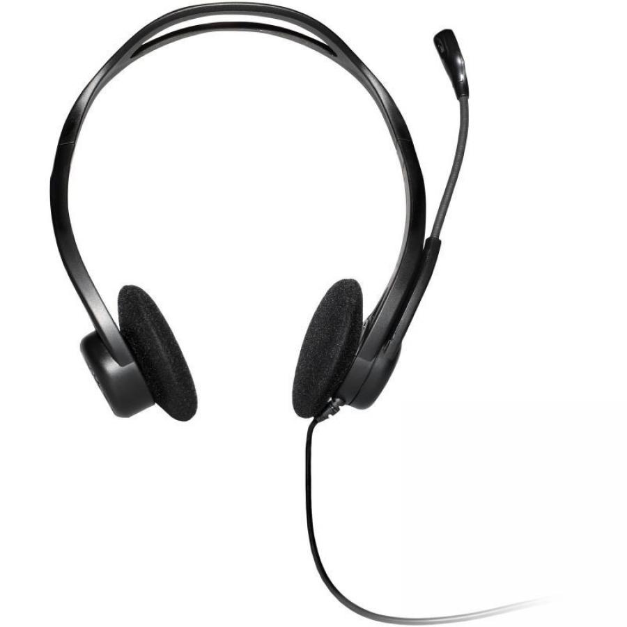 Auriculares Logitech Headset PC 960/ con Micrófono/ USB/ Negros