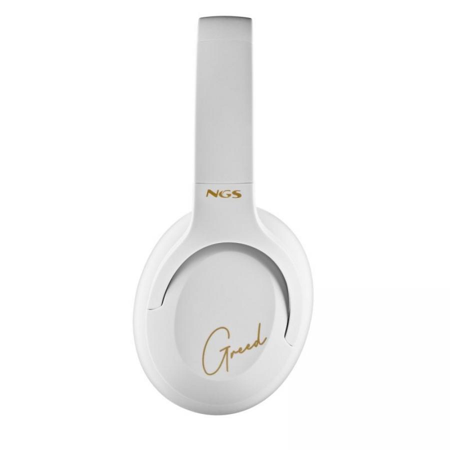 Auriculares Inalámbricos NGS Artica Greed/ con Micrófono/ Bluetooth/ Blancos