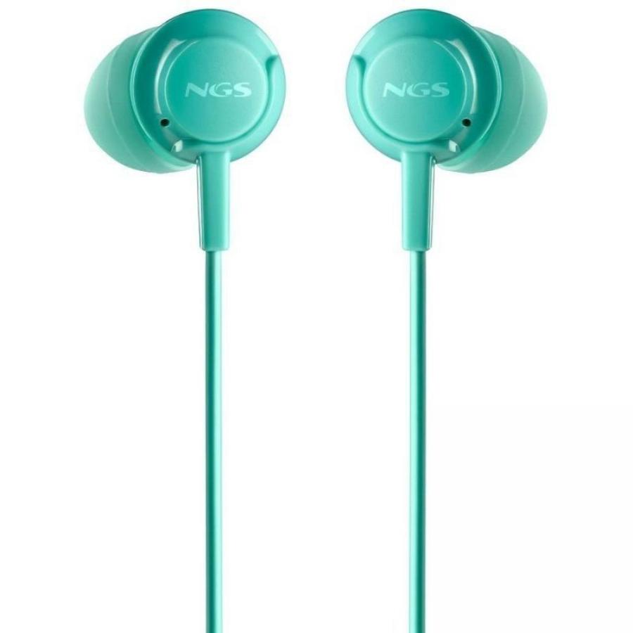 Auriculares Intrauditivos NGS Cross Drift/ con Micrófono/ Jack 3.5/ Verdes