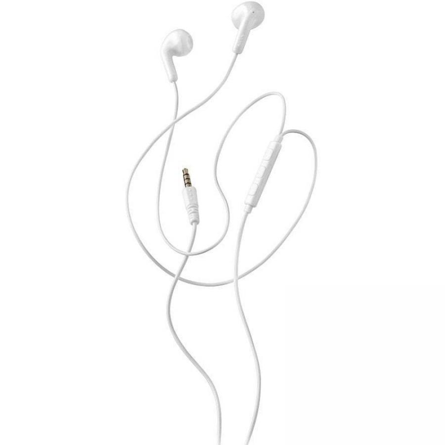 Auriculares Intrauditivos NGS Cross Flip/ con Micrófono/ Jack 3.5/ Blancos