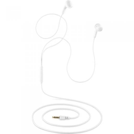 Auriculares Intrauditivos NGS Cross Flip/ con Micrófono/ Jack 3.5/ Blancos