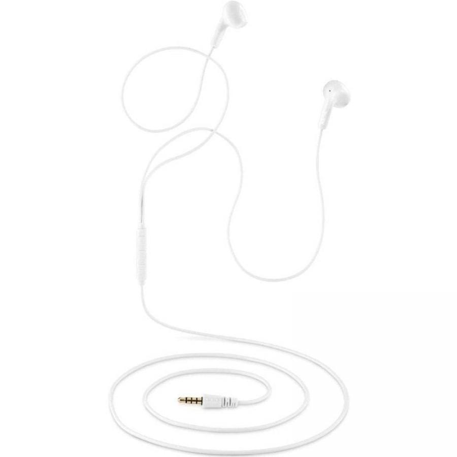 Auriculares Intrauditivos NGS Cross Flip/ con Micrófono/ Jack 3.5/ Blancos
