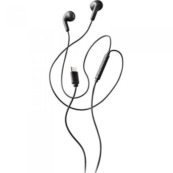 Auriculares Intrauditivos NGS Cross Glide/ con Micrófono/ USB Tipo-C/ Negros