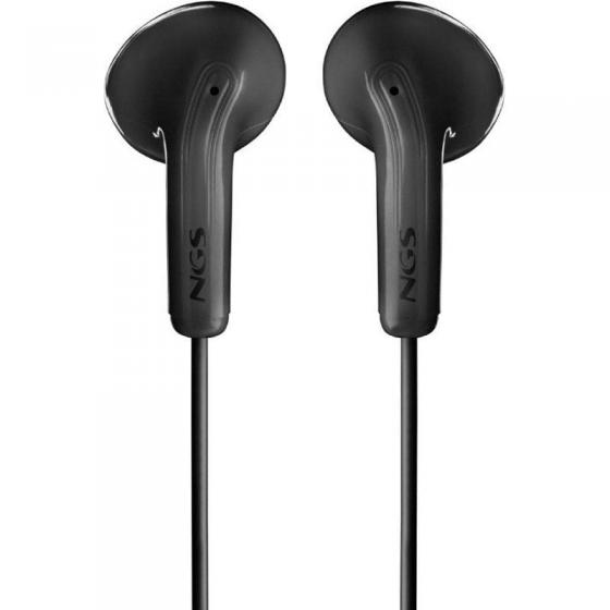 Auriculares Intrauditivos NGS Cross Glide/ con Micrófono/ USB Tipo-C/ Negros
