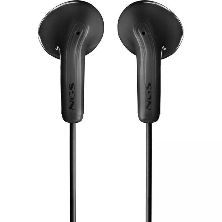 Auriculares Intrauditivos NGS Cross Glide/ con Micrófono/ USB Tipo-C/ Negros