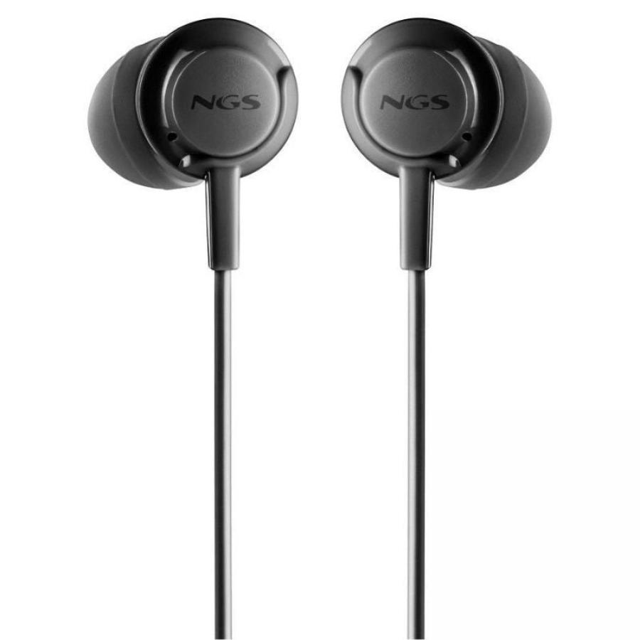 Auriculares Intrauditivos NGS Cross Step/ con Micrófono/ USB Tipo-C/ Negros