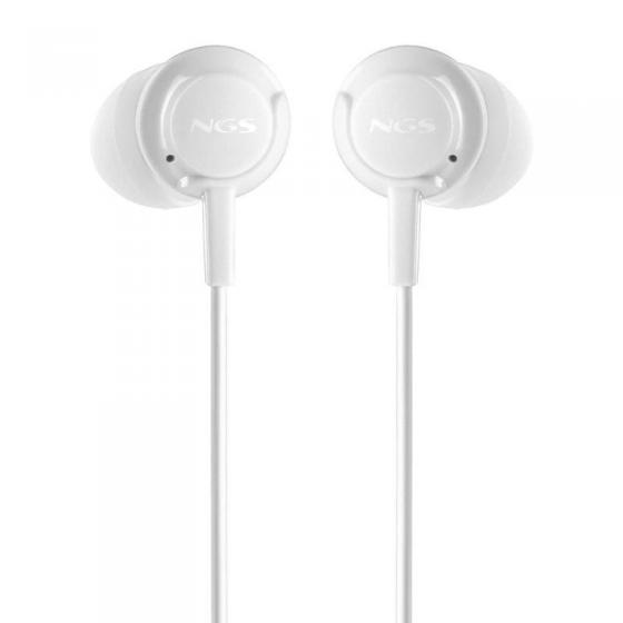 Auriculares Intrauditivos NGS Cross Step/ con Micrófono/ USB Tipo-C/ Blancos