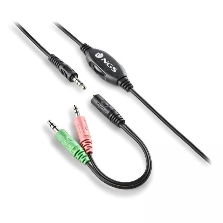 Auriculares NGS MSX 11 Pro/ con Micrófono/ Jack 3.5/ Negros
