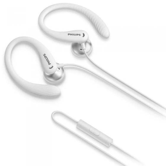 Auriculares Deportivos Philips TAA1105WT/ con Micrófono/ Jack 3.5/ Blancos