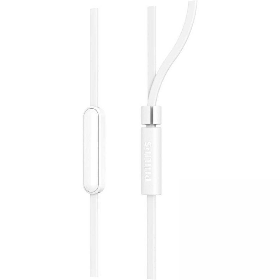 Auriculares Intrauditivos Philips TAE1105WT/ con Micrófono/ Jack 3.5/ Blancos