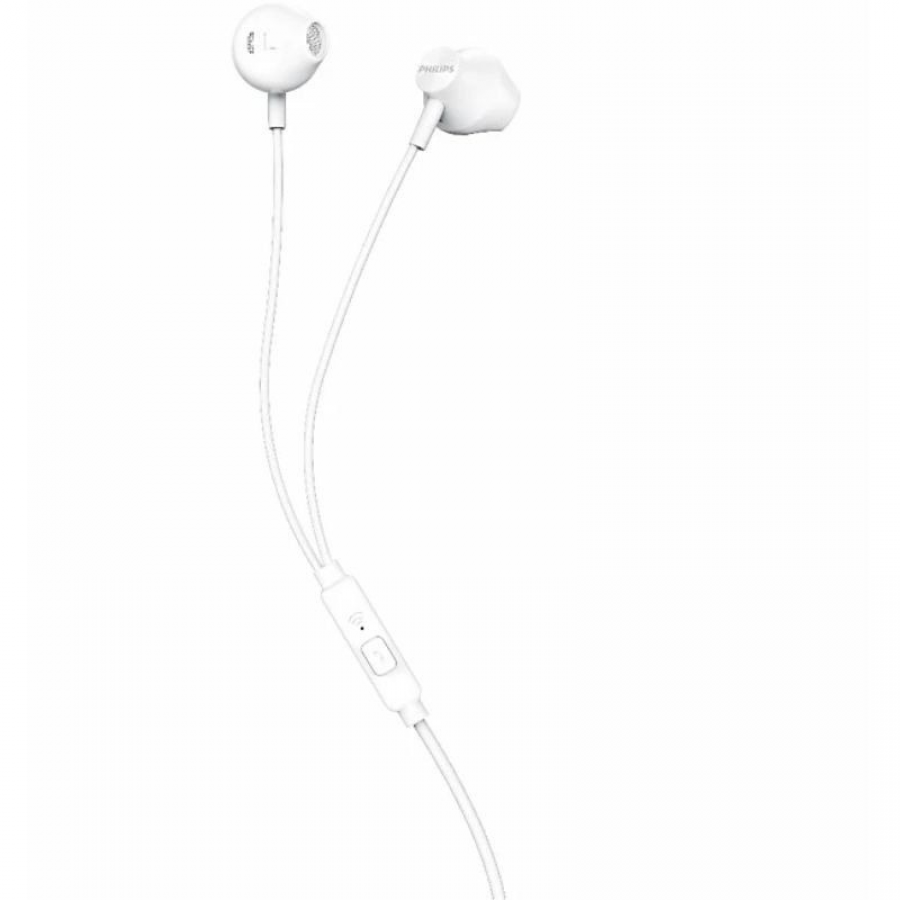 Auriculares Intrauditivos Philips TAUE101/ con Micrófono/ Jack 3.5/ Blancos