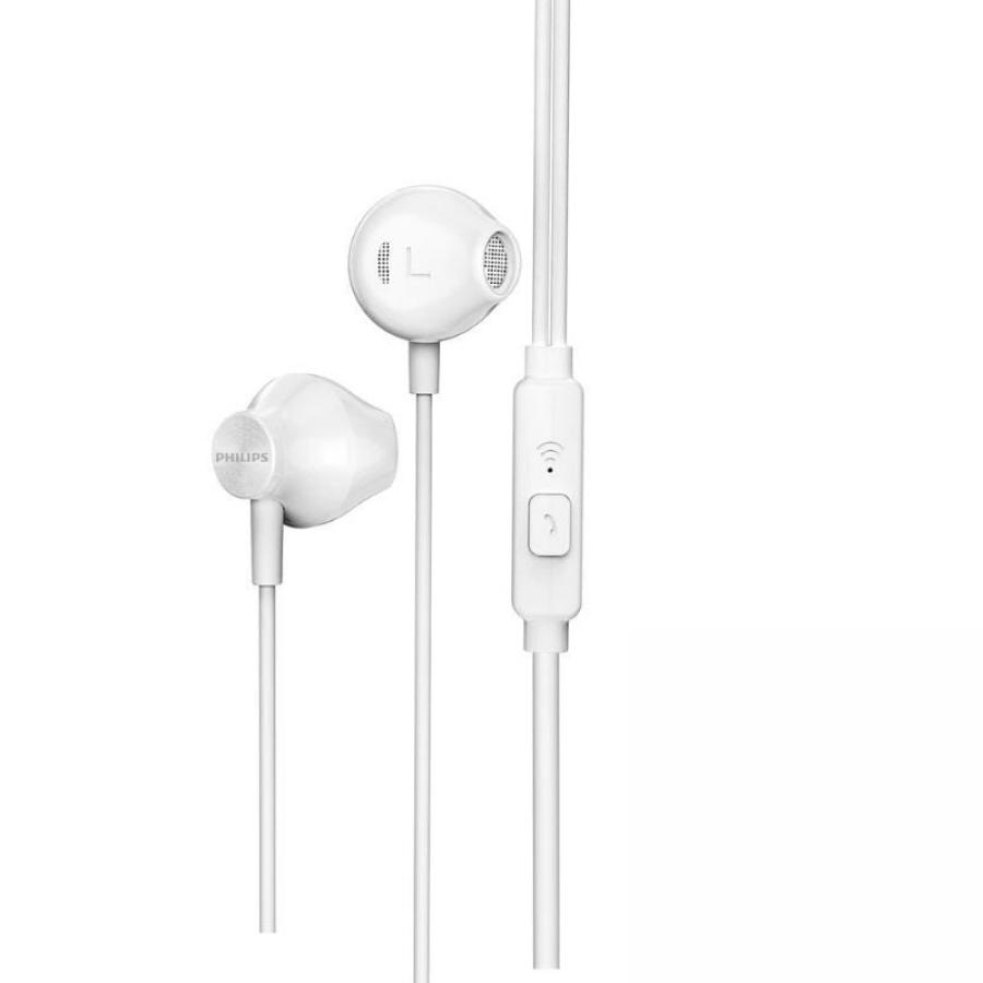 Auriculares Intrauditivos Philips TAUE101/ con Micrófono/ Jack 3.5/ Blancos
