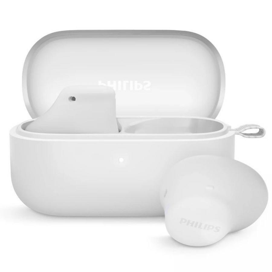 Auriculares Bluetooth Philips TAT2149 con estuche de carga/ Autonomía 6h/ Blancos