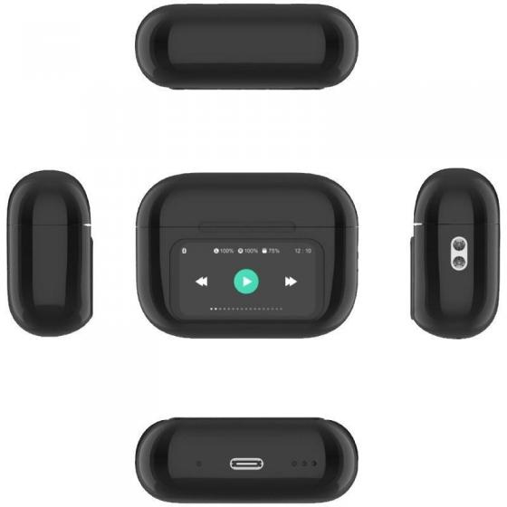 Auriculares Bluetooth Qubo TWS-400BK con estuche de carga/ Autonomía 4h/ Negros