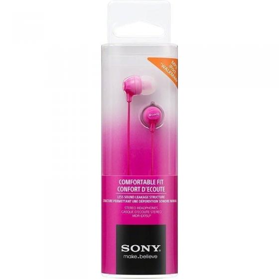Auriculares Intrauditivos Sony MDREX15LPP/ Jack 3.5/ Rosas
