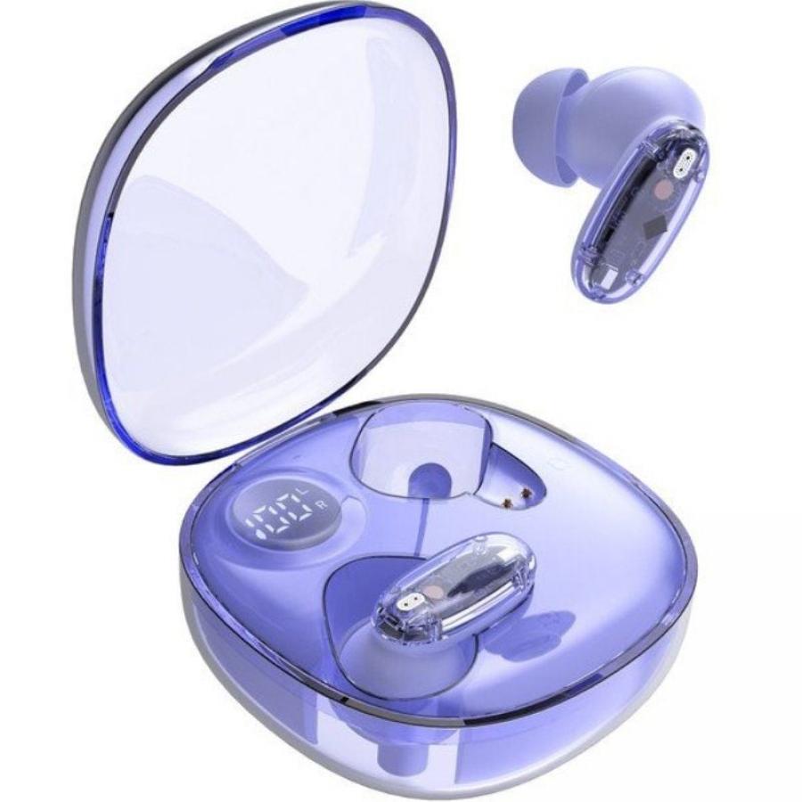 Auriculares Bluetooth Mars Gaming MHIB2 con estuche de carga/ Autonomía 7h/ Morados