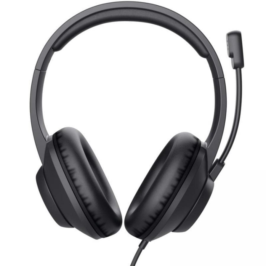 Auriculares Trust Ayda Max/ con Micrófono/ Jack 3.5/ Negros