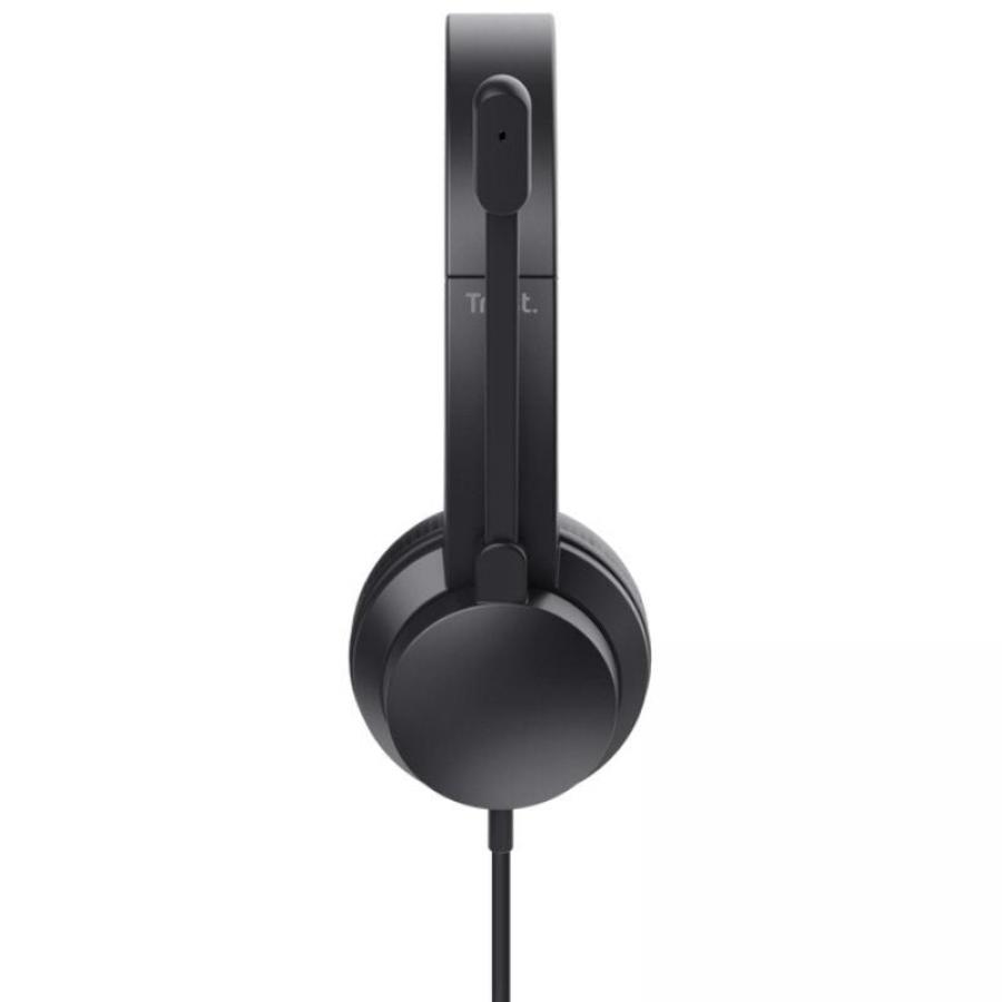 Auriculares Trust Ayda/ con Micrófono/ USB/ Negros