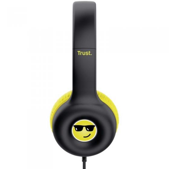 Auriculares Infantiles Trust Nouna Kids/ con Micrófono/ Negros