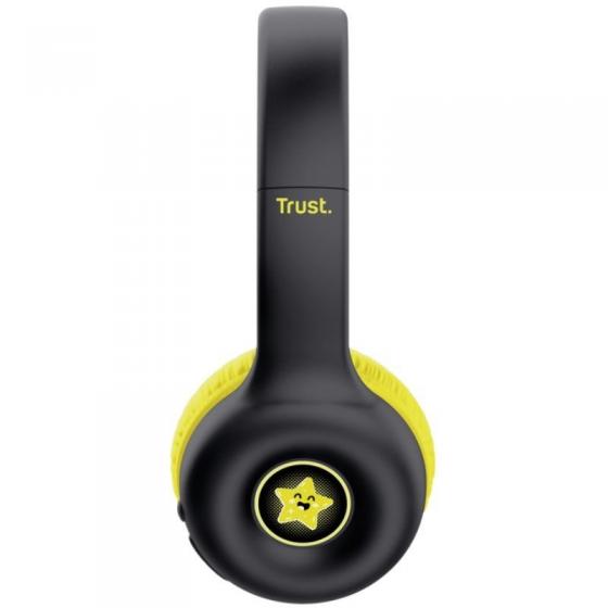 Auriculares Infantiles Inalámbricos Trust Nouna Kids/ con Micrófono/ Negros