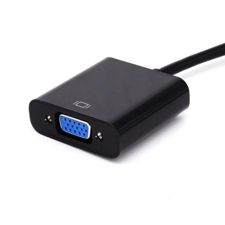 Cable Conversor Aisens A147-0352/ DVI Macho - VGA Hembra/ 30cm/ Negro